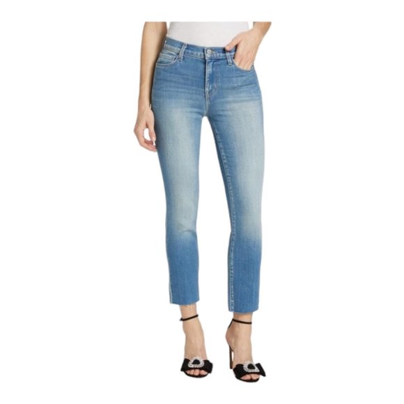 L'AGENCE Denim - L'AGENCE Revolve Size 30 Sada High Rise Cropped Slim Jeans